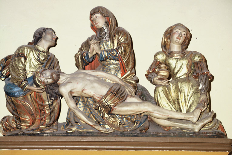 Pietà, chapelle latérale ouest, 16e siècle.