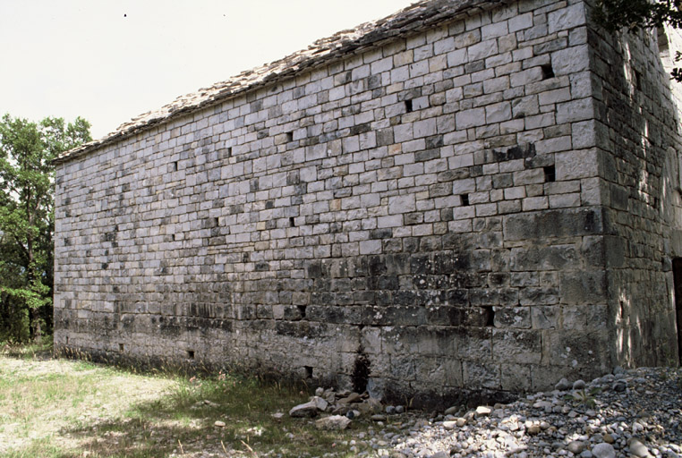 Façade latérale nord.