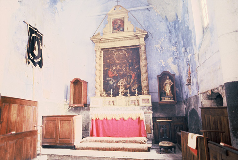 Intérieur de la chapelle des Pénitents.