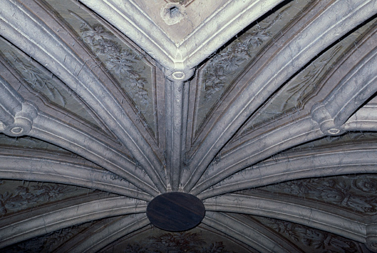 Voûte de l'ancienne chapelle.