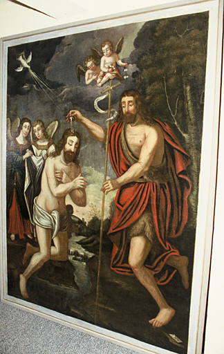 Tableau, Baptême du Christ.