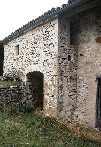 Détail de la façade sud.