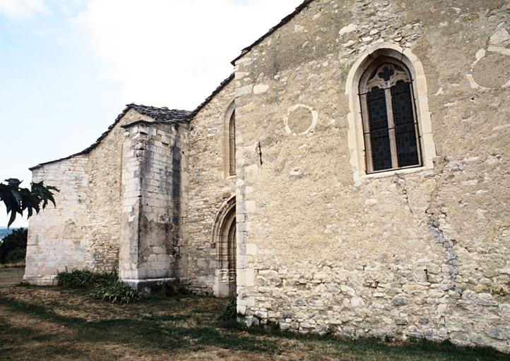 Mur latéral sud.