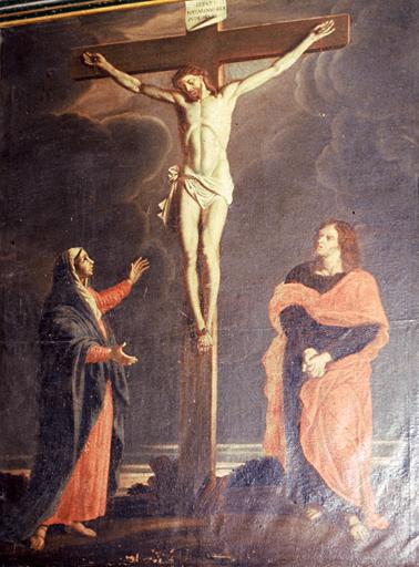 Salon, tableau de la Crucifixion.