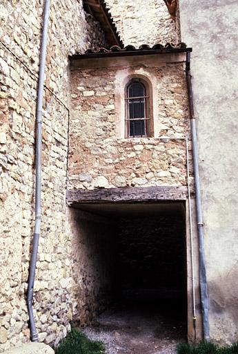 Façade latérale sud, sacristie.