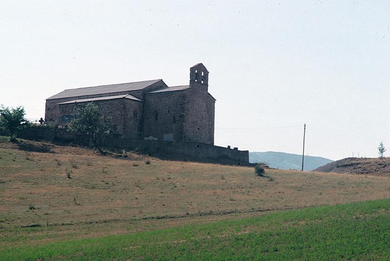 Chevet et façade sud.