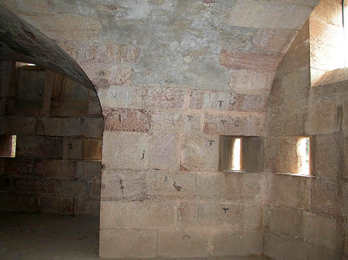 Intérieur de la lunette d'Arçon, zone nord de la place forte.