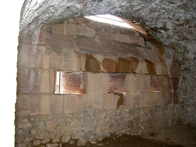 Intérieur de la lunette d'Arçon, zone nord de la place forte.