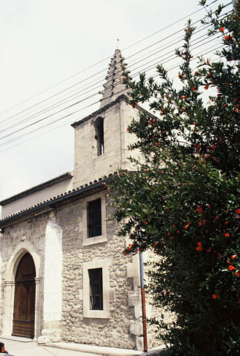 Façade sud, entrée.