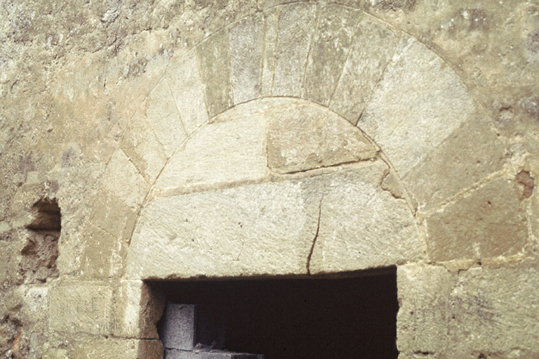 Façade occidentale, détail sur tympan.