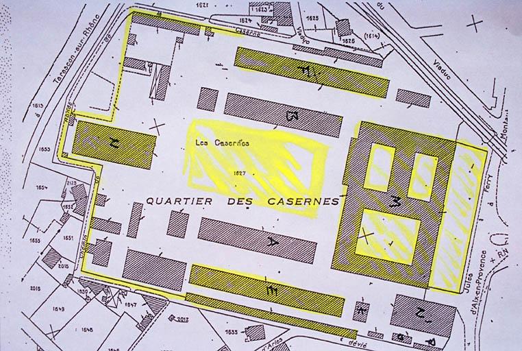 Plan cadastral avec propositions.