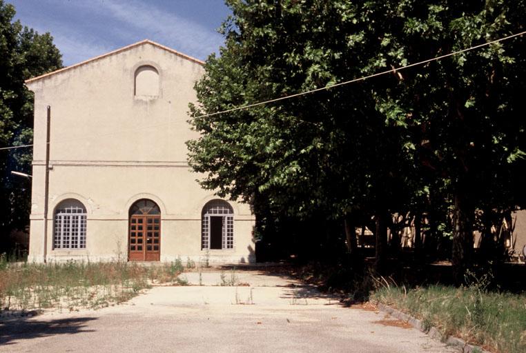 Bâtiment F, pignon sud.