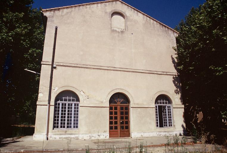 Bâtiment F, pignon sud.