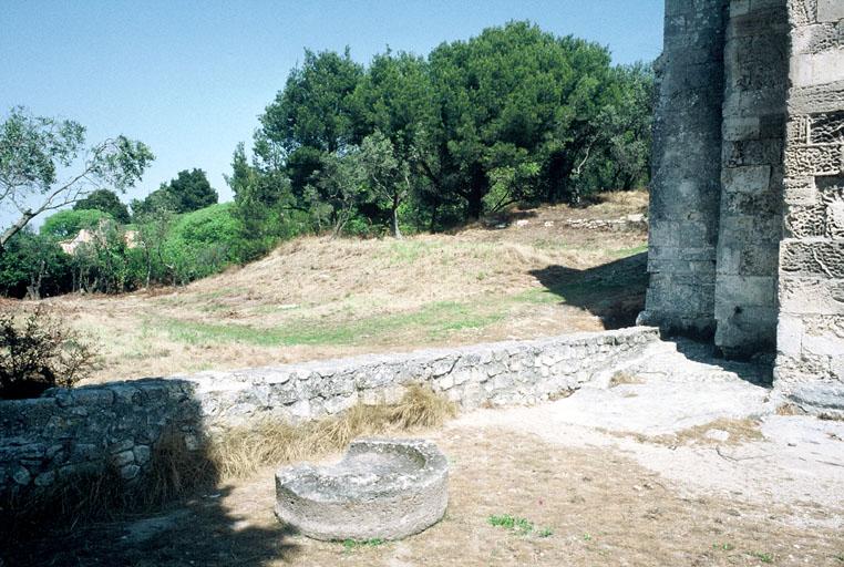 Vue générale des vestiges.