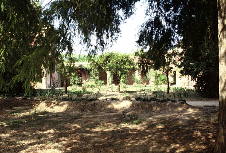 Parc devant le château.