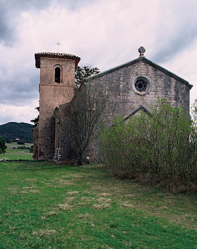 Façade occidentale et clocher.