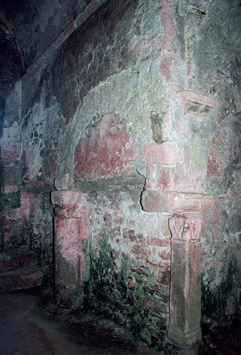 Mur sud de la nef.