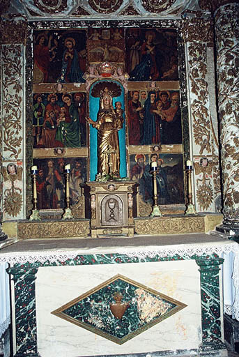 Retable du choeur, panneau central.