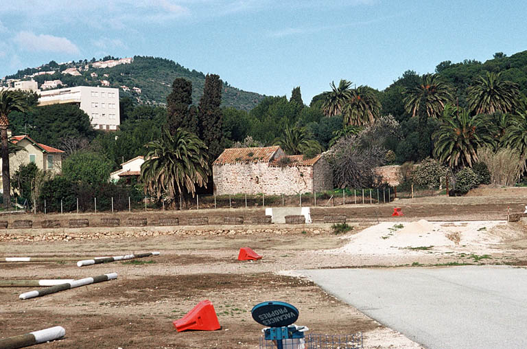 Vue d'ensemble du site.