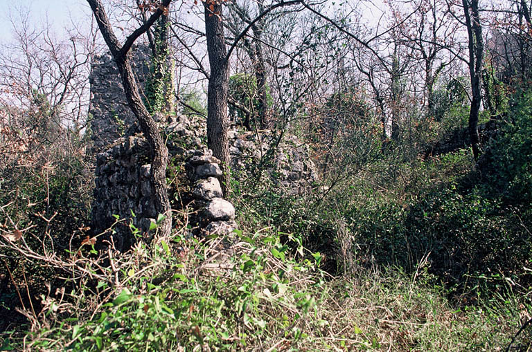 Vue générale, ruines.