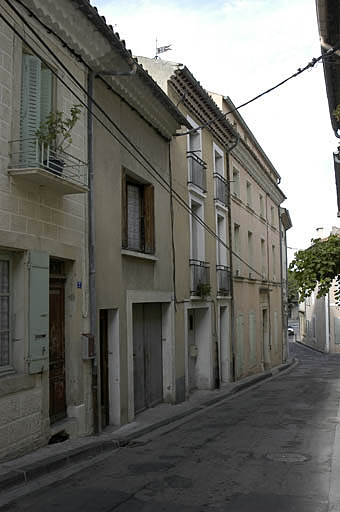 Rue du Berteuil, façade, vue générale.