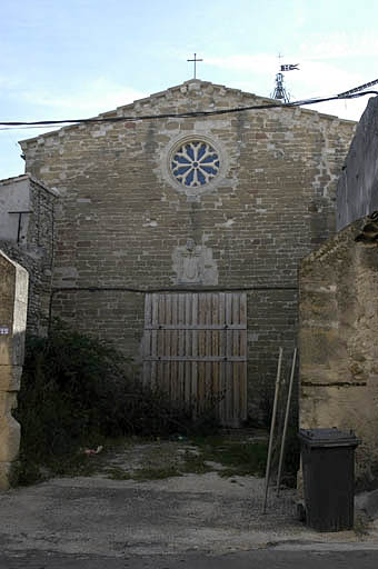 Façade occidentale de l'église, rue des Cordeliers.