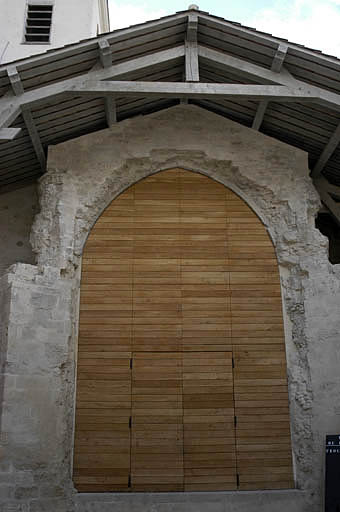 Chevet de l'église, rue du Berteuil.