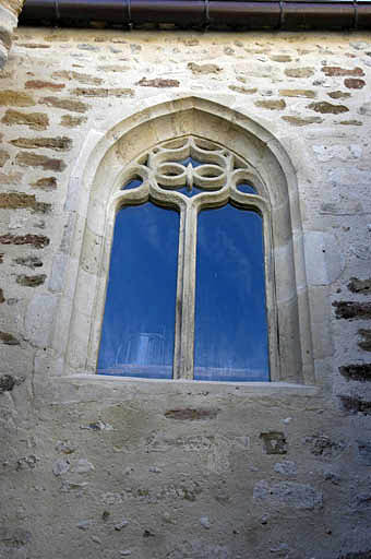 Baie dans le mur sud.