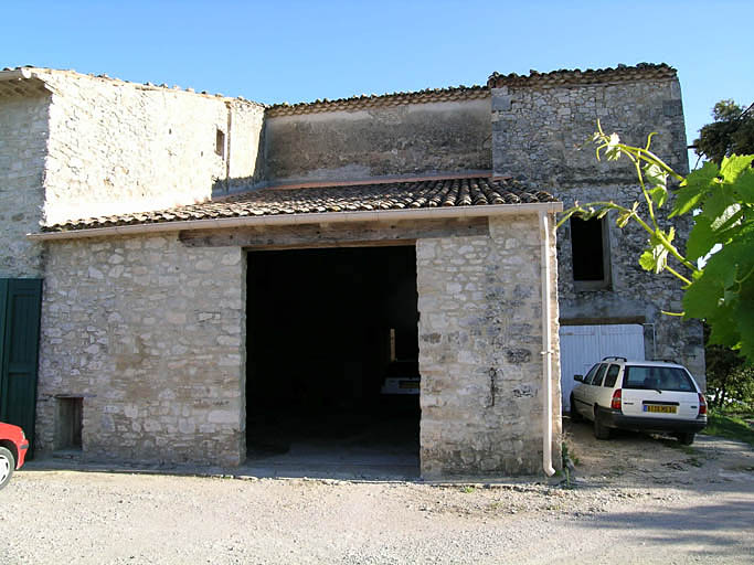 Vue de la façade nord, détail.