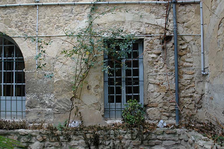 Façade de la galerie sud, détail.