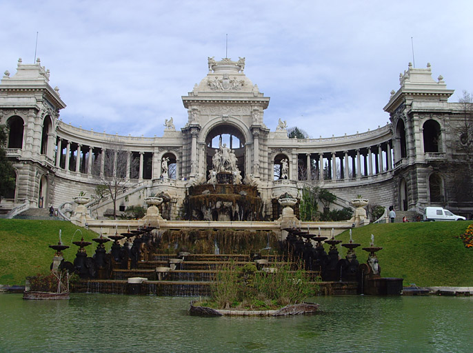 Vue générale du palais.