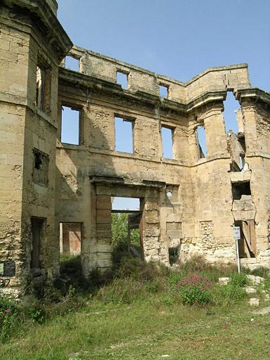 Vue intérieure du château.