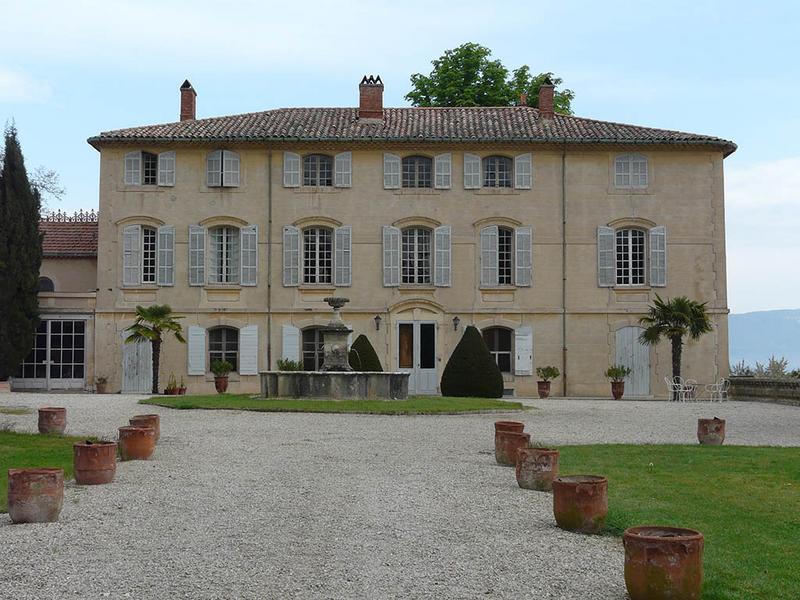 Façade antérieure du château.