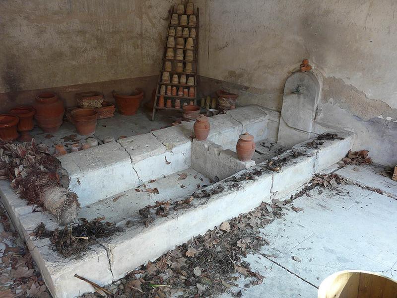 Bâtiment du lavoir, intérieur.