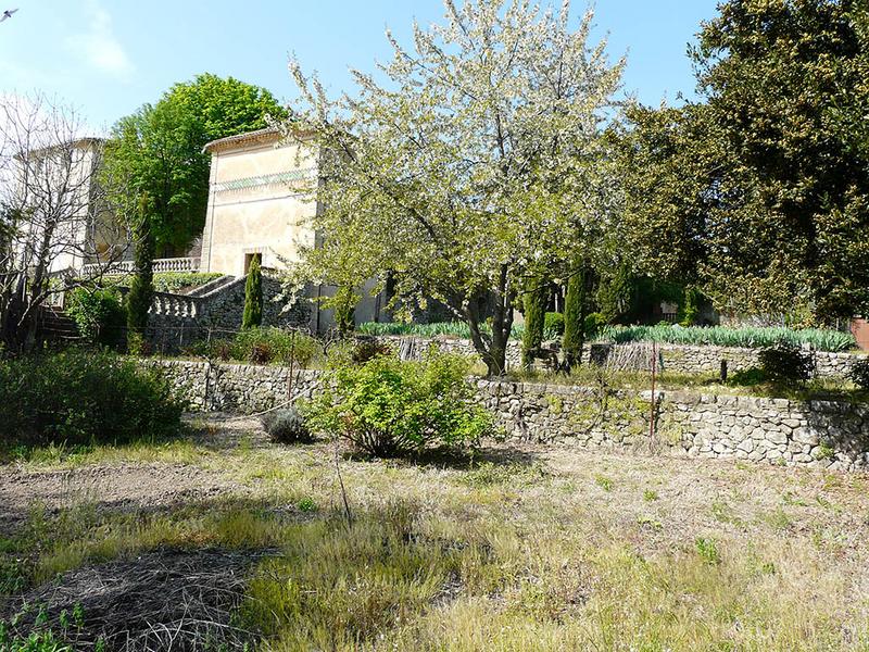 Partie inférieure Est du jardin potager.