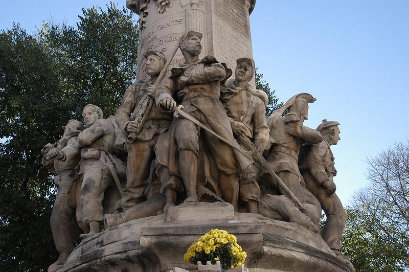 Détail des soldats.