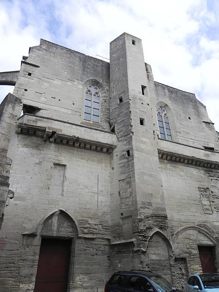 Façade ouest de l'église conventuelle.