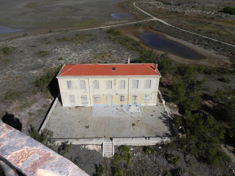 Vue cavalière du logement des gardiens.