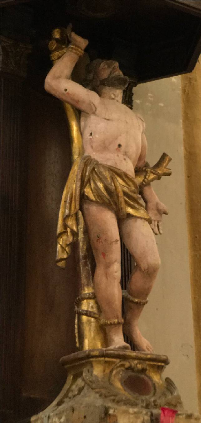 Statue-reliquaire : Saint Sébastien