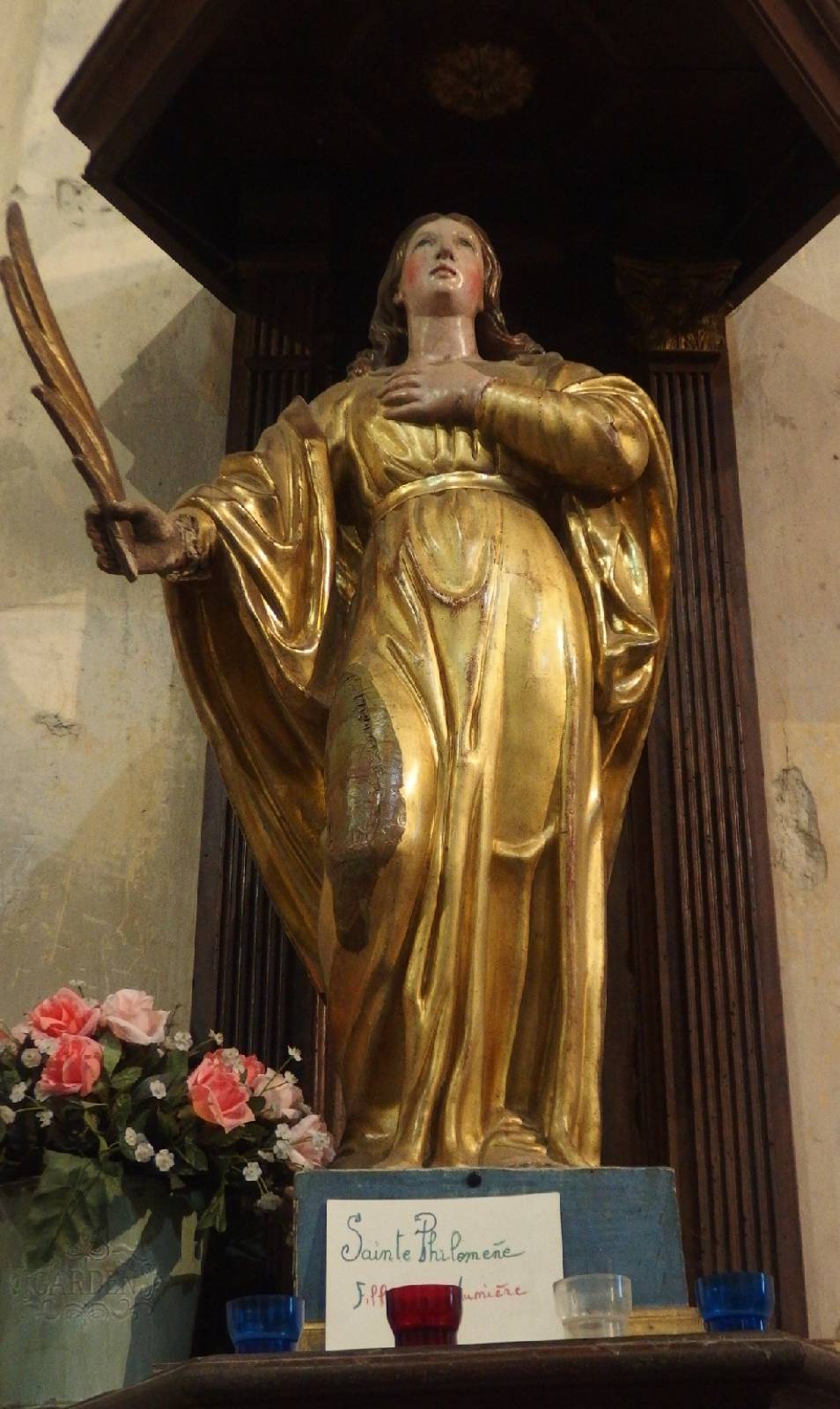 statue : Sainte Philomène