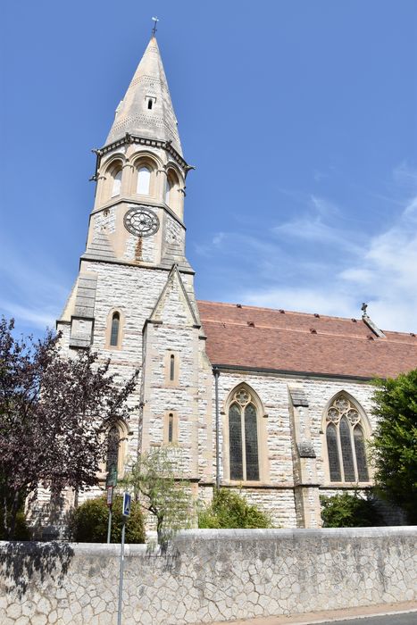 façade latérale sud, vue partielle