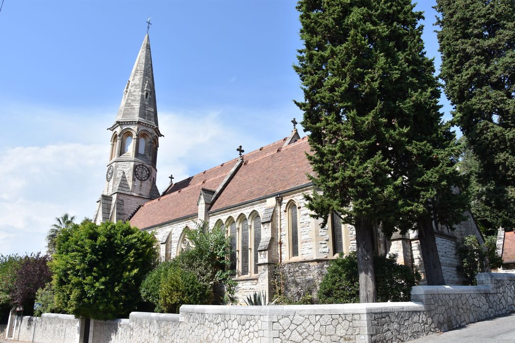 façade latérale sud, vue partielle