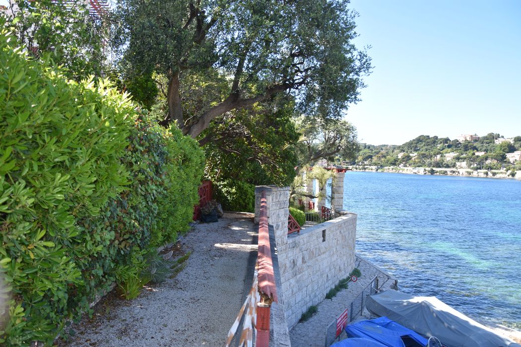 mur de soutènement ouest, vue partielle