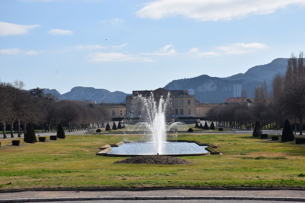 parc, grande perspective nord-sud