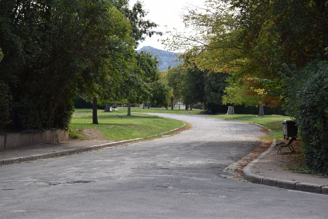 une des allées du parc