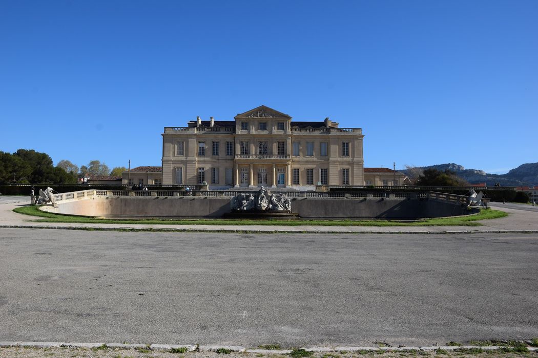 façade nord du château
