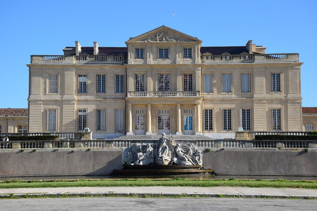 façade nord du château