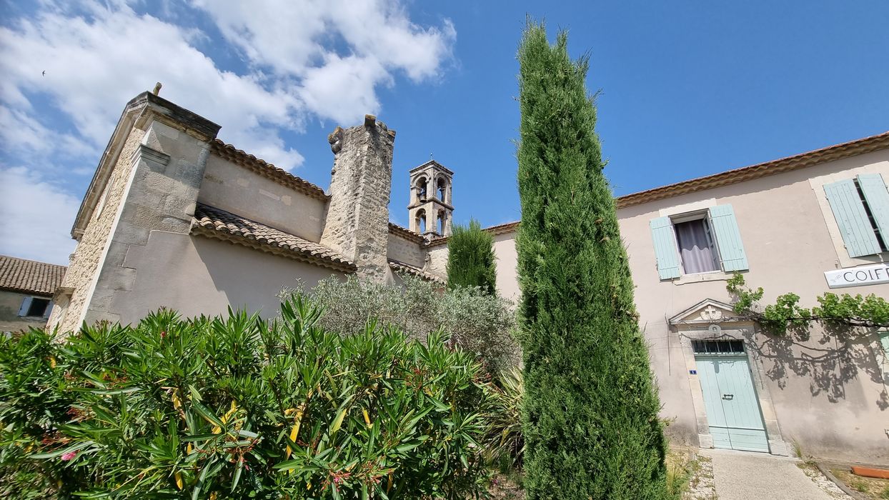 façade latérale sud, vue partielle