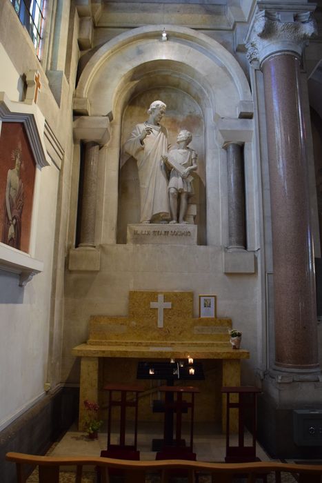 groupe sculpté : Saint Joseph et l’Enfant