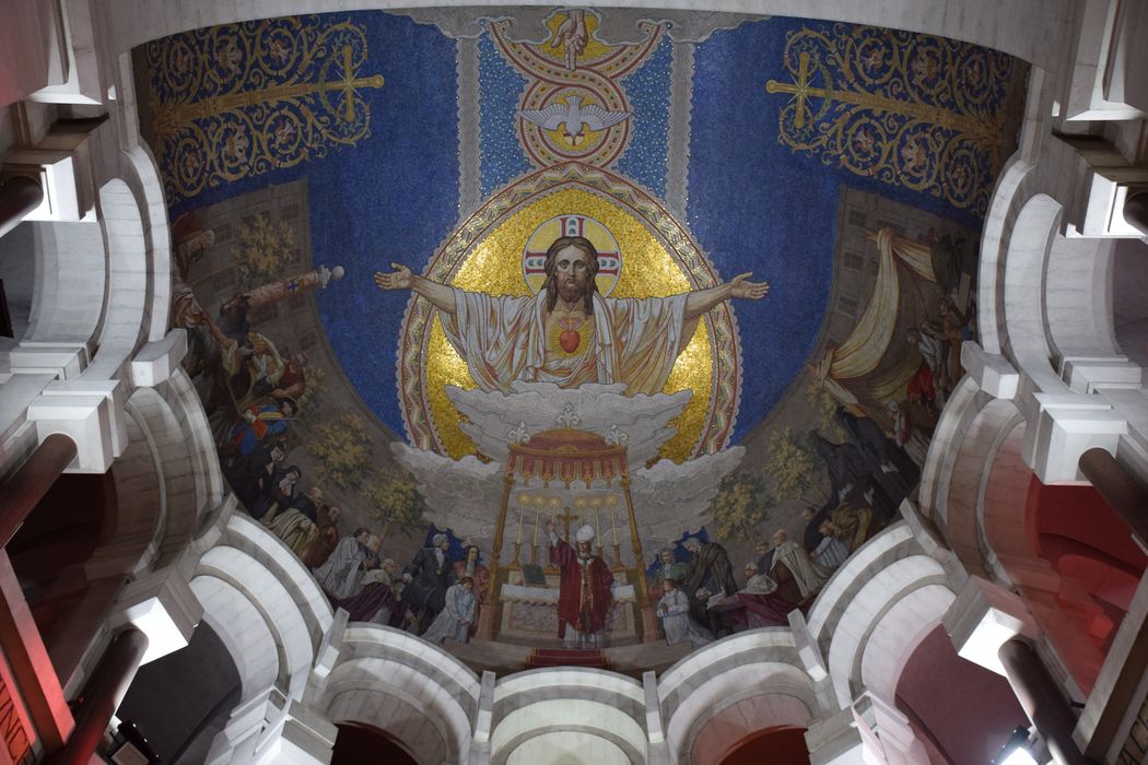 mosaïque de la voûte du choeur : Christ en gloire